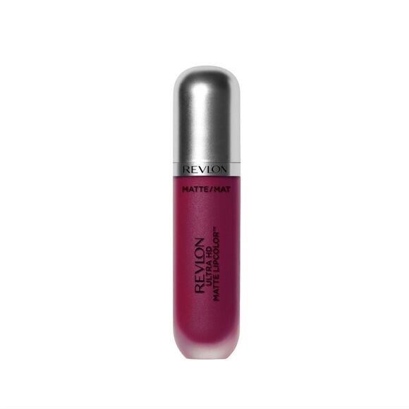 New Revlon Ultra HD Matte Lipcolor, Velvety Matte Liquid Lipstick - Addiction - Picture 4 of 6